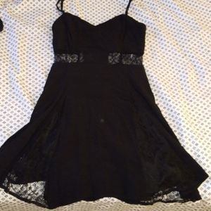 Lush cute sexy black lace dress